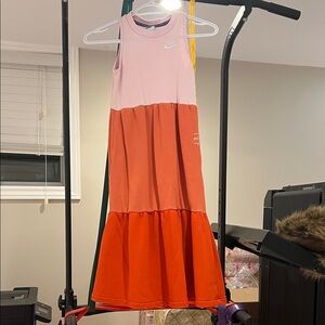 Nike Pink and Orange Colorblock Dress